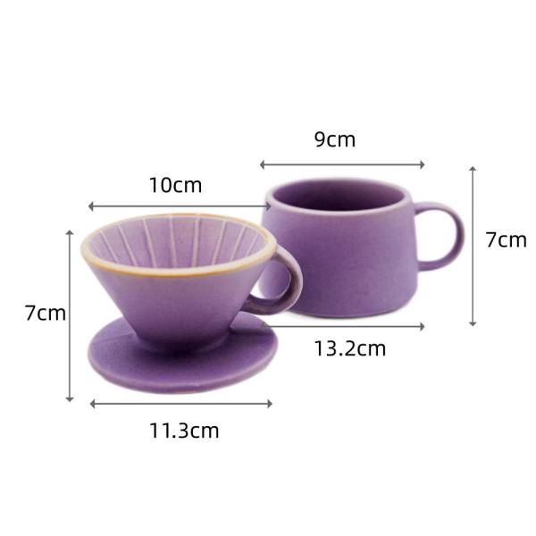 Ceramic Pour Over Coffee Maker Kit - Image 2