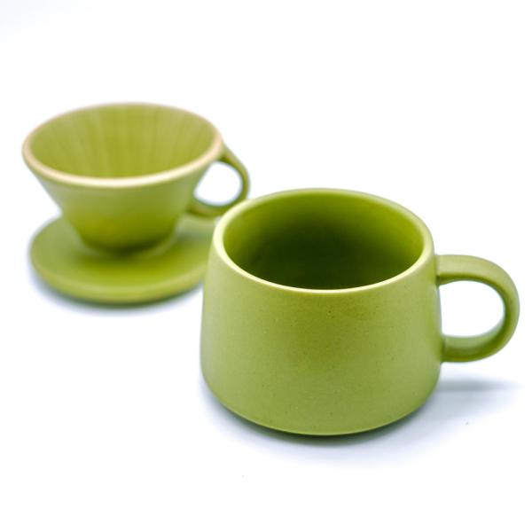 Ceramic Pour Over Coffee Maker Kit - Image 4