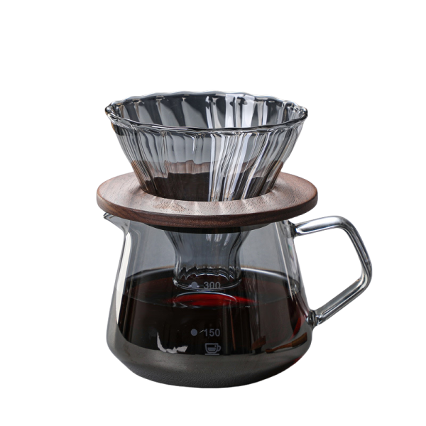 V60 Pour Over Coffee Maker Kit (Grey)