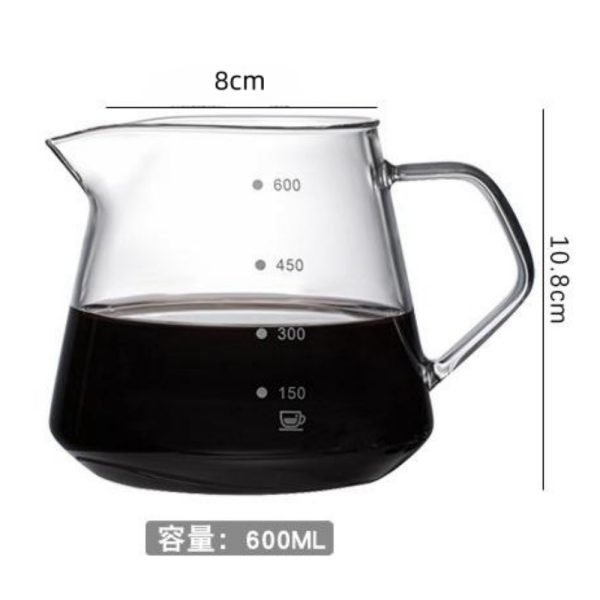 V60 Pour Over Coffee Maker Kit (Clear Glass) - Image 6