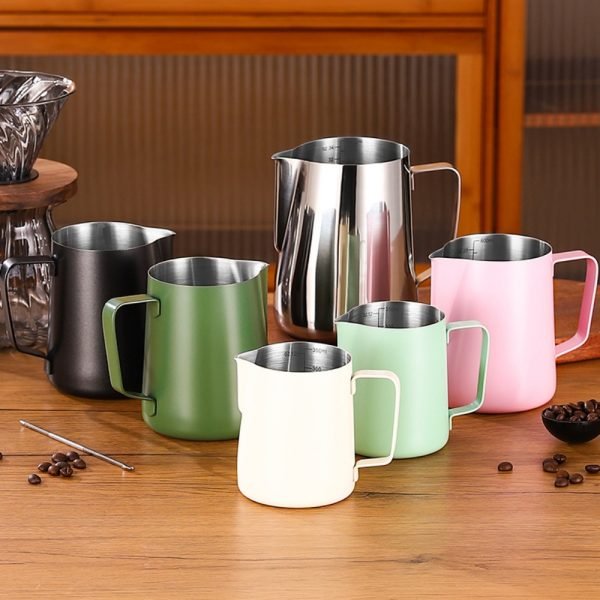 Stainless Steel Milk Jug with Scale - Image 13