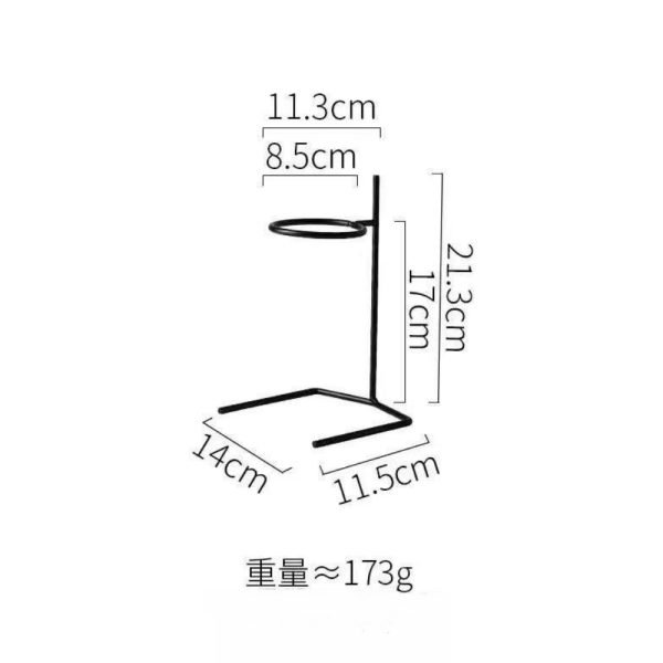 Pour Over Coffee Metal Dripper Stand (Upright) - Image 2