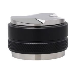 Stainless Steel Double-head Three-leaf Coffee Ground Distributor and Tamper 2-in-1