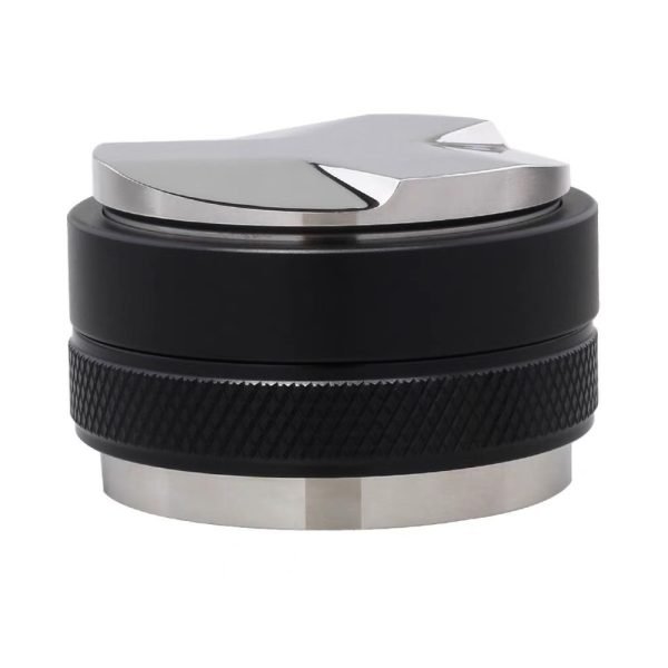 Stainless Steel Double-head Three-leaf Coffee Ground Distributor and Tamper 2-in-1