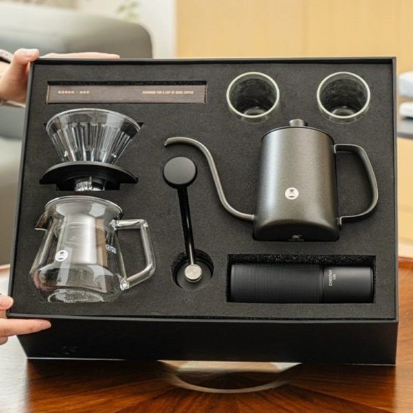 TIMEMORE Chestnut Pour Over Kit Set Grinder Gift Box (Black) - Image 14