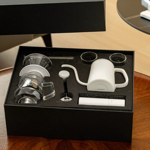 TIMEMORE Chestnut Pour Over Kit Set Grinder Gift Box (White) - Image 20