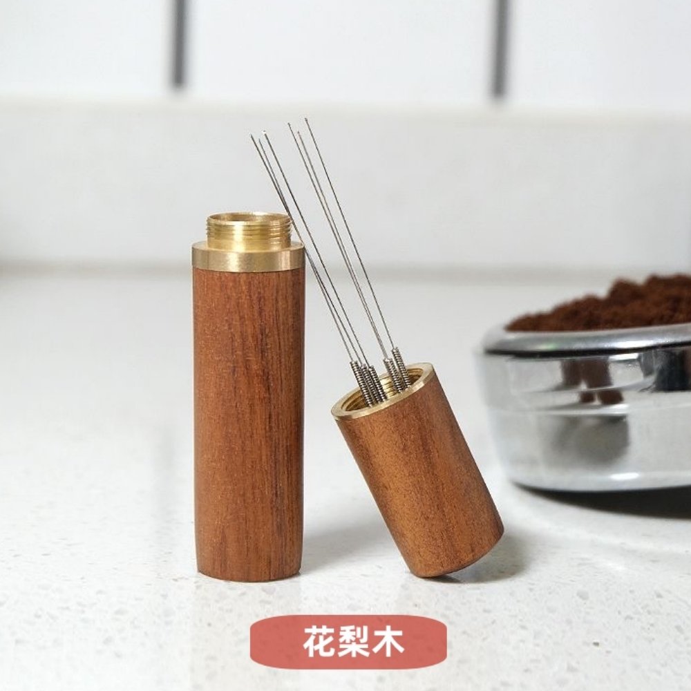 Uncinetto Tambour con manico in legno con 3 aghi Set di strumenti per