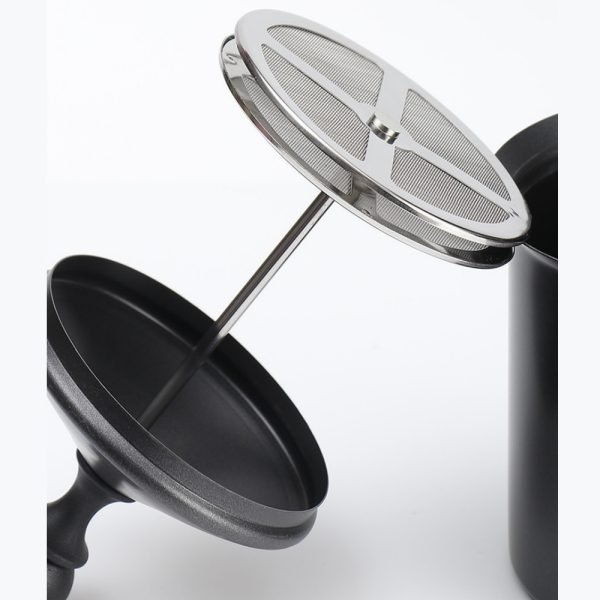 304 Stainless Steel Teflon Double Layer Manual Milk Frother - Image 6
