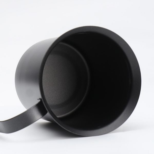 304 Stainless Steel Teflon Double Layer Manual Milk Frother - Image 3