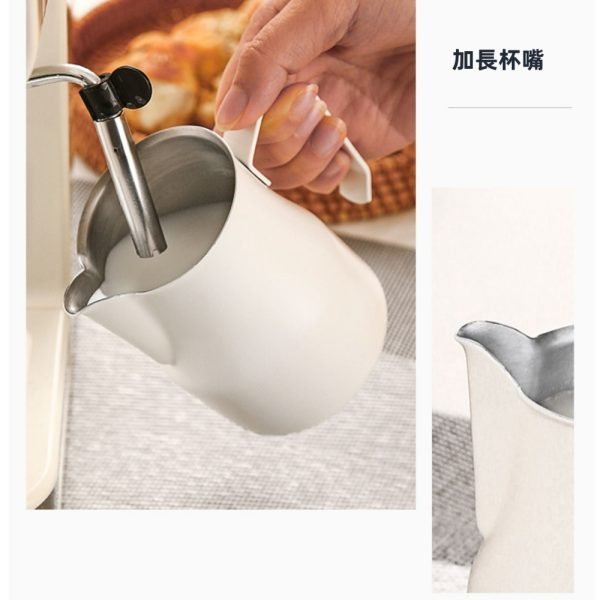 Stainless Steel Crane Mouth Design Milk Jug - Image 4