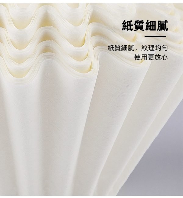 Hand Drip Pour Over Wave Filter Paper (50 Sheets/Box) - Serves 1-2 People - Image 3