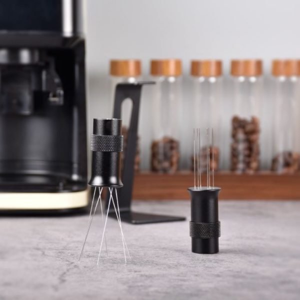 Espresso WDT Distribution Tool Coffee Grounds Stirrer (Adjustable with Base) - Image 5